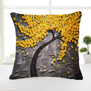 Cushion Case Tree Flower Pillow Case Cotton Linen Cushion Cover Gift Home Decor