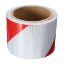 3M Red White Night Safety Reflective Tape Warning Conspicuity Tape Film Sticker