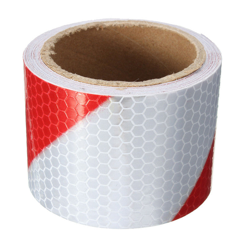 3M Red White Night Safety Reflective Tape Warning Conspicuity Tape Film Sticker