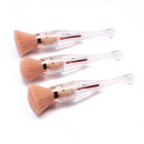 ZOREYA Three-in-one Makeup Brushes Multi-function Combination Portable One Makeup Brush