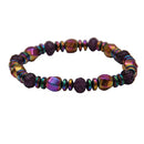 Ethnic Black Gallstone Hand-woven Bracelet Retro Colored Beaded Bracelet Unisex