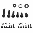 300Pcs M3 Black Alloy Steel Allen Screw Bolt With Hex Nuts Washers Assortment