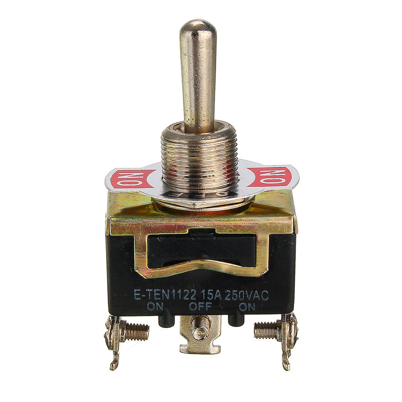 Heavy Duty Metal Toggle Flick Switch ON OFF ON 12V SPDT