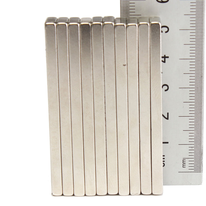 5pcs N50 Super Strong Block Cuboid Magnets 60x10x4 mm Rare Earth Neodymium Magnet