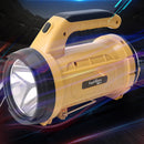 SupFire M9-F Portable Fall-proof Waterproof 340m 210Lumens 5Modes USB Rechargeable Multifunctional LED Search Light Work Light Camping Light-Black/Khaki