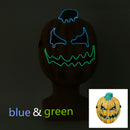 Halloween LED Light Mask Pumpkin Masks Carnival Night Cosplay Costume Prop Decor