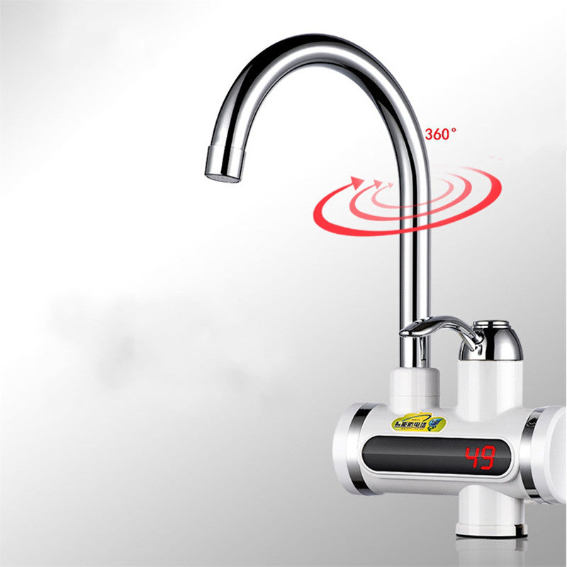 Mrosaa 220V 1500W Aluminum ABS Instant Water Faucet Fast Electric Faucet Hot Cold