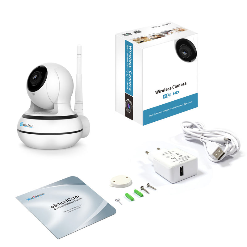 Elinksmart Star20P HD 1080P PTZ 360 ONVIF H.264 Infrared Night Version M-otion Detection 355 Home WIFI Camera Baby Monitors