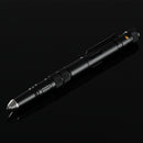 Black ZANLURE MT09 Multifunctional Anti - Wolf Tactical Pen Tungsten Steel Pen Outdoor Camping Hunting Portable Window Breaker Survival Tool