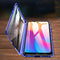 For Xiaomi Redmi 8A Case Bakeey 360 Curved Screen Front+Back Double-sided Full Body 9H Tempered Glass Metal Magnetic Adsorption Flip Protective Case