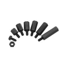 Suleve M3NH5 180Pcs M3 Nylon Screw Black Hex Screw Nut PCB Standoff Spacer Column Assortment Kit