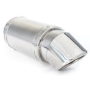 55mm Motorcycle Elbow Exhaust Pipe Muffler Piping Tip Stainless Steel