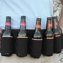 6 Pack Beer Soda Belt Drinks Beer Belt Holder Bottlr Carrier For Outdoor Camping Party