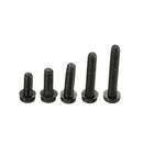 Suleve M2NC1 20pcs M2 Black Round Nylon Screws Cross Round Head Screws Bolt