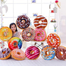 Honana WX-333 40cm Colourful Plush Creative 3D Squishy Donut Throw Pillow Sofa Car Cushion Valentines Gift