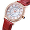 WWOOR 8807 Ultra Thin Elegant Design Ladies Wrist Watch Leather Strap Quartz Watches