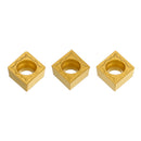Machifit 10pcs CCMT09T302/04/08-HMP NC3020 Carbide Insert SCLCR Turning Tool Cutter for Ceramic Metal