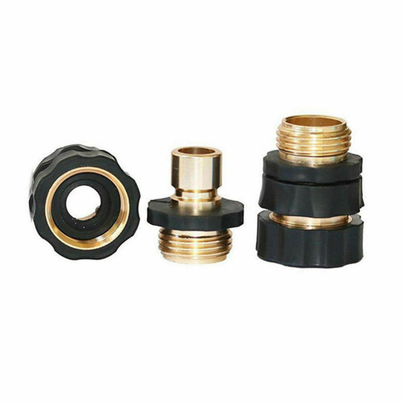 3/4 Water Pipe Connectors Garden Hose Quick Connect Set Quick-Connect Hose Tap Connector Adapter