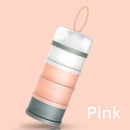 4 Layer Feeding Container Baby Milk Powder Dispenser PP Handing Handle Formula Box Kitchen Storage Container