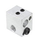 BP6 Sliver Aluminum Heating Block M6 Screw Thread for 3D Printer