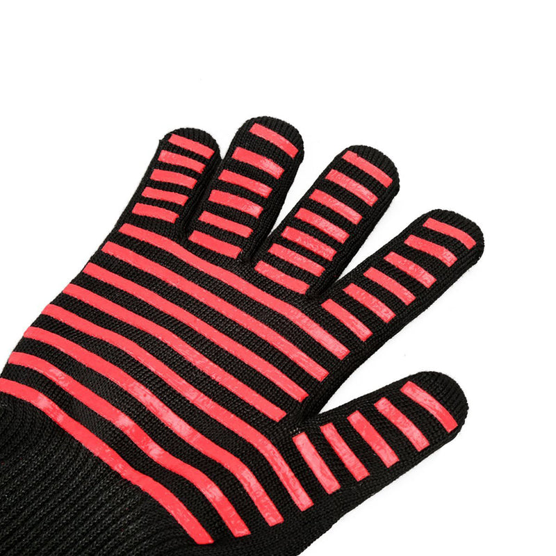 1pc Silicone and Cotton High Temperature Resistant Heat-resistant Useful Bacon Microwave Oven Glove