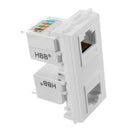 RJ45 Wall Plate Dual Port Socket Panel Building Materials Network Combination Connector Module