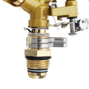 Zinc Alloy Lawn Garden Sprinkler 360 Water Spray Hose Irrigation System Tools