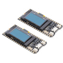 2Pcs LILYGO TTGO LORA SX1278 ESP32 0.96 OLED Display Module 16 Mt Bytes 128 Mt bit) 433Mhz