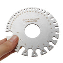 Wire Thickness Measuring 2 Sides Round Wire Thickness Measurer Tester Ruler Gauge Diameter Tool