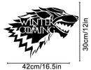 Game of Thrones House Stark Wolf Vinyl Sticker Decal HBO Winter Is Coming