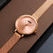 SKMEI 1291 Crystal Quartz Watches Ultra Thin Dial Full Steel Women Wrist Watch