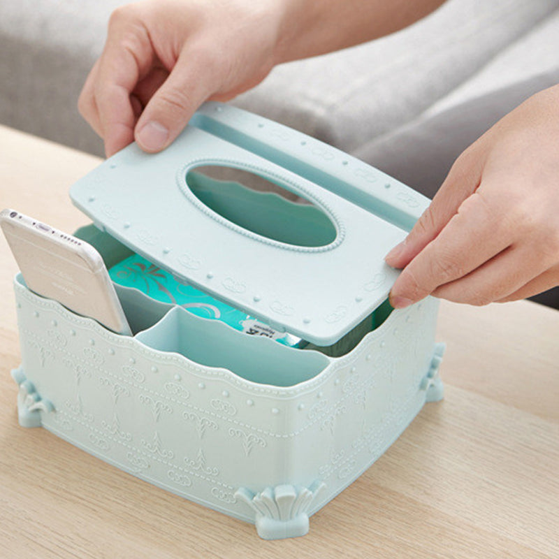 Tissue Storage Drawer Box Paper Holder Living Room Bathroom Holder