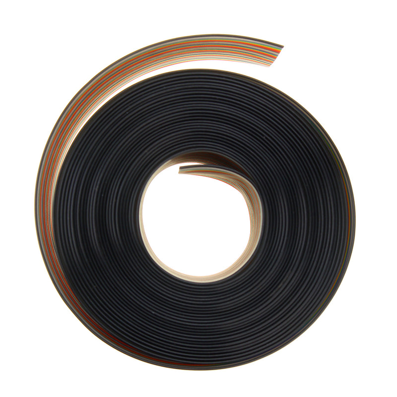 5M 1.27mm Pitch Ribbon Cable 50P Flat Color Rainbow Ribbon Cable Wire Rainbow Cable