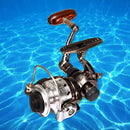MN100 4.3:1 Mini Ice Fishing Reel Metal Spool Left/right Interchangeable Spinning Reel Gear For Pen