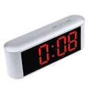 TS-S25 Digital Time Display Touch LED Mirror Clock 3 Modes Brightness Adjustable Table Alarm Clock