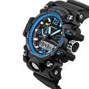 SANDA 732 Fashion LED Display Men Watch 30M Waterproof Sport Digital Watch
