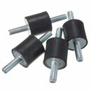 4pcs Rubber Mounts 20mm x 20mm M6 Rubber Vibration Isolator Mounts Rubber Shock Absorber