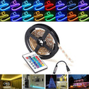 0.5/1/2/3/4/5M RGB SMD5050 Waterproof LED Strip Light TV Backlilghting Kit + USB Remote Control DC5V