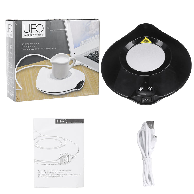 2 in 1 USB Cup Heater Cooler Plate Tea Milk Heating Cooling Pad For Home Office