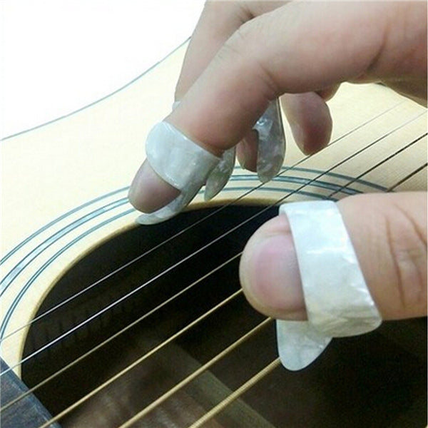 5Pcs Celluloid Guitar Picks Guitar Thumb Plectrums for Guitar