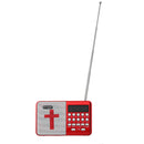 Electric USB Rechargeable Portable Bible Player Audio Speaker Talking FM Radio TF