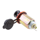 12V-Car Boat Dual Cigarette Lighter Socket Dual USB Port Chargr Voltmeter