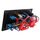Boat Marine Blue Led 8 Gang Splashproof Waterproof Rocker Switch Panel