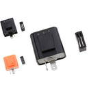 2-Pin 12V Motorcycle LED Turn Signal Flasher Relay Speed Adjustable Indicator Black