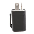 2-Pin 12V Motorcycle LED Turn Signal Flasher Relay Speed Adjustable Indicator Black