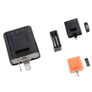 2-Pin 12V Motorcycle LED Turn Signal Flasher Relay Speed Adjustable Indicator Black