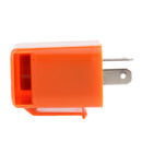 Universal Motorcycle Motorbike Turn Signal Indicator 2-Pin Speed Adjustable LED Flasher Relay 12VDC Orange