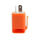 Universal Motorcycle Motorbike Turn Signal Indicator 2-Pin Speed Adjustable LED Flasher Relay 12VDC Orange