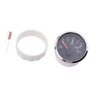 12V/24V Oil Pressure Meter Gauge Fit for Motorcycle Boat Car Marine - 52mm