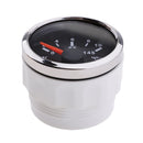 12V/24V Oil Pressure Meter Gauge Fit for Motorcycle Boat Car Marine - 52mm